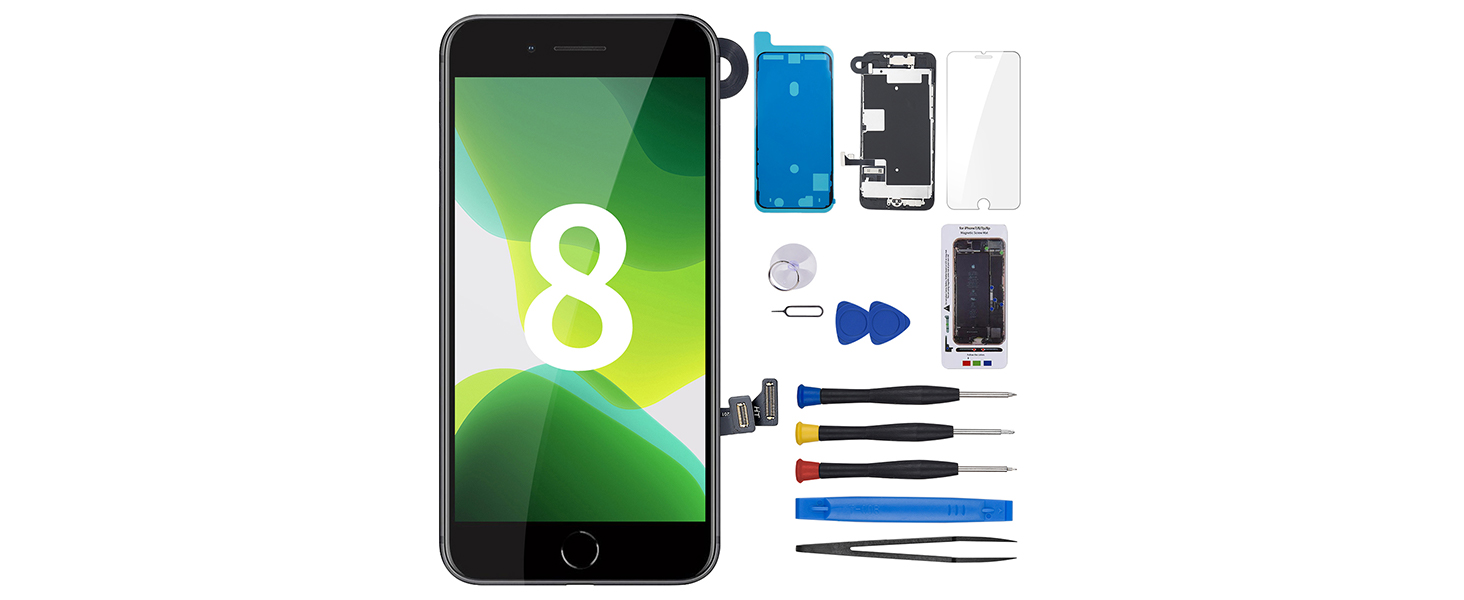 Amazon.com: CYKJGS for iPhone 8 Screen Replacement with Home